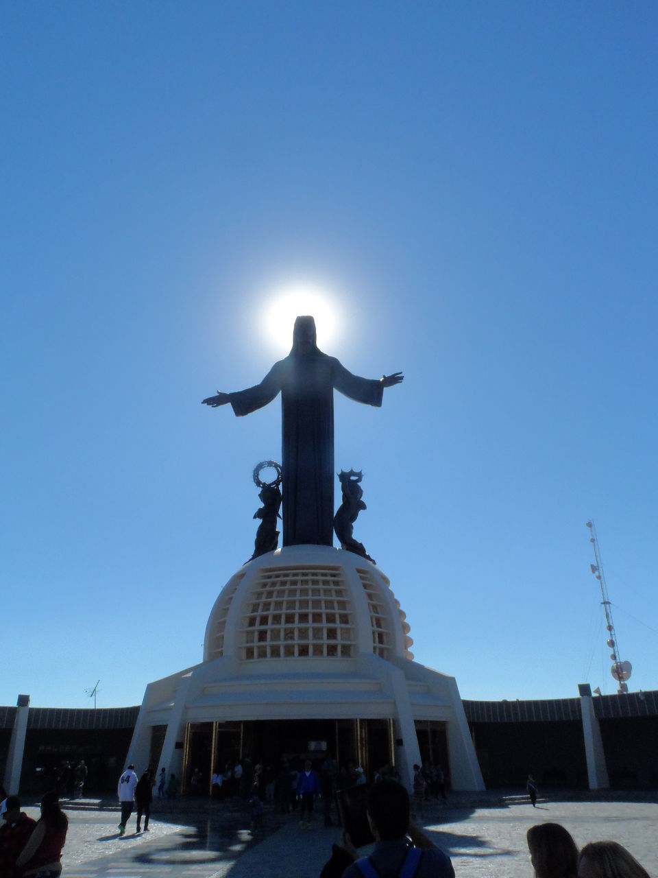 LOW ANGLE VIEW OF A STATUE