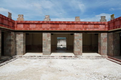 View of old building against sky