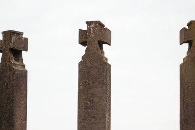 Low angle view of historical building against sky