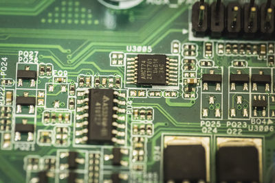 Full frame shot of circuit board