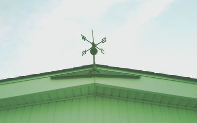 Low angle view of building against sky