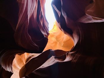 Close-up of rock formation