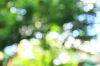 Defocused image of sunlight