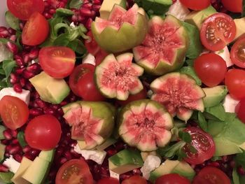 Full frame shot of fruits