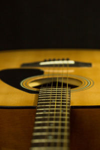 Close-up of guitar