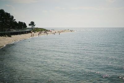 Scenic view of calm sea