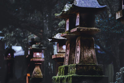 Close-up of lantern