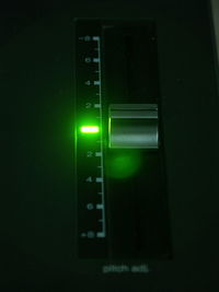 View of illuminated lights at night
