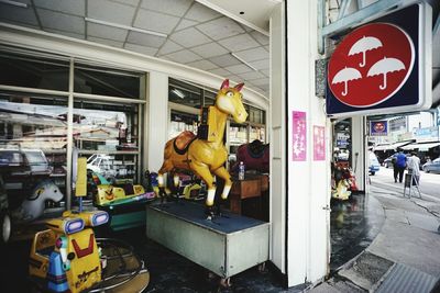 Market stall in market