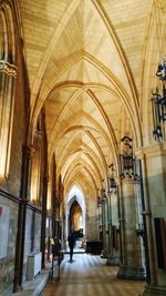 Interior of church