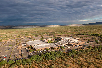 Desert diamond casino near tucson, arizona. aerial view