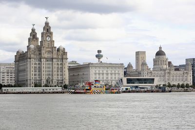 View of buildings in background