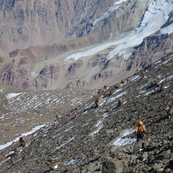Scenic view of landscape and mountains