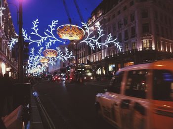 City street at night