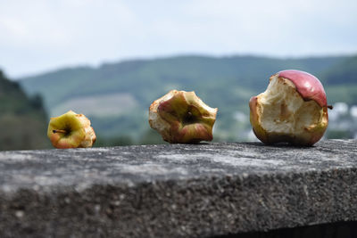 Close-up of fruits on table