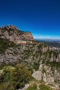 Monastery montserrat in catalunya