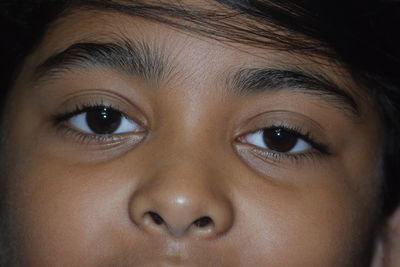 Close-up portrait of girl