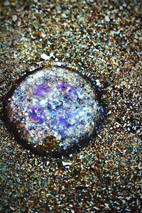 Close-up high angle view of water