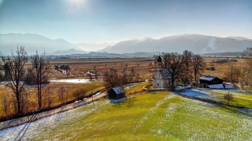 Scenic view of landscape against sky