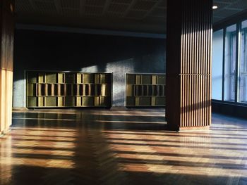 Empty corridor of building