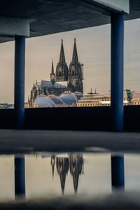 View of cathedral against cloudy sky