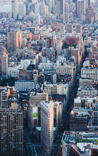 High angle view of cityscape