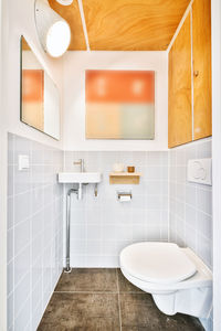 Interior of bathroom