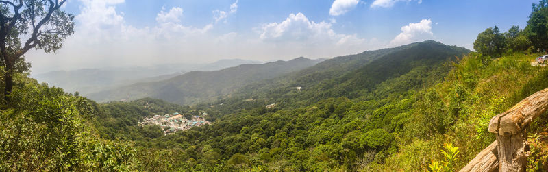 Panoramic view of landscape against sky