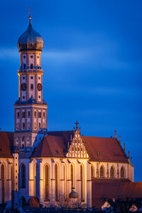 View of historical building against blue sky