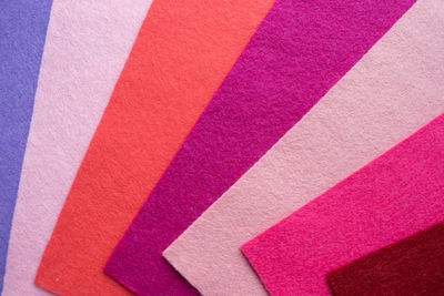 Full frame shot of multi colored paper