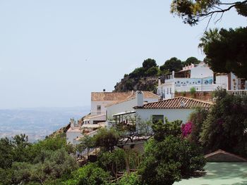 Houses against sky