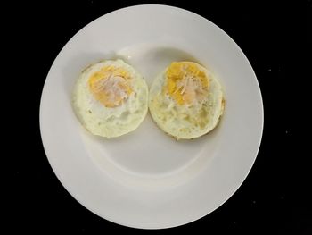 Close-up of breakfast served on table
