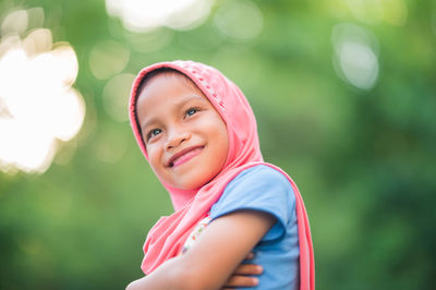 Portrait of smiling boy