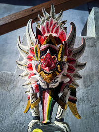 Garuda statue, balinese carving. garuda handicrafts from bali. unique statue of a garuda bird
