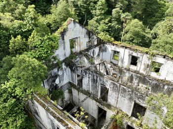 Low angle view of old building