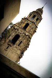 Low angle view of historic building against sky