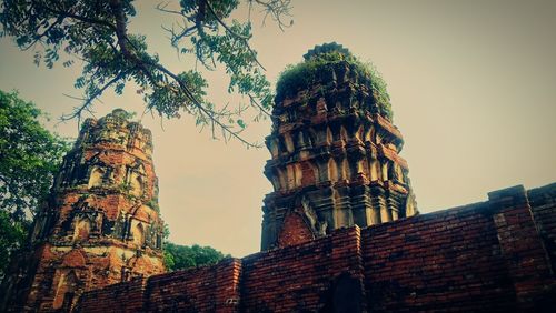 Low angle view of a temple