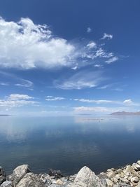 The great salt lake calm. 