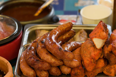 Close-up of food in plate