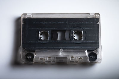 Close-up of old vintage car on table