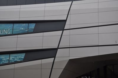 Low angle view of glass building