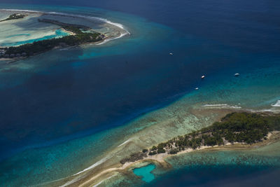 Aerial view of sea