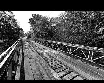 Footbridge over river