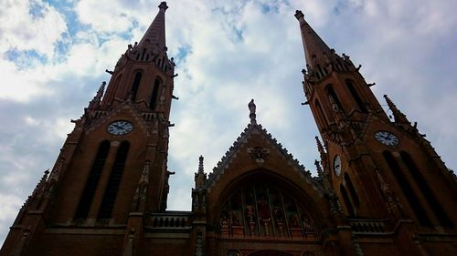 Low angle view of church