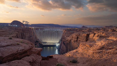 Glen canyon dam in page arizona