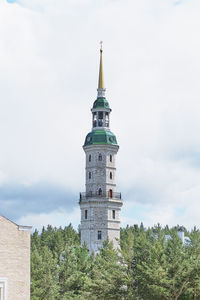 Tower - bell tower of st. john chrysostom on red hill, zlatoust, russia