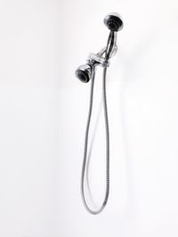 Close up of electric lamp against white background