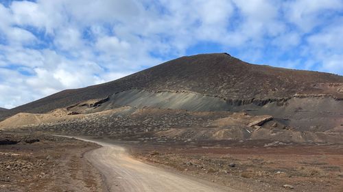 Calderon hondo vulcano, fuerteventura, canarian islands, spain