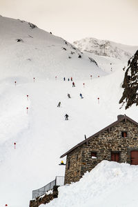 Snow covered landscape