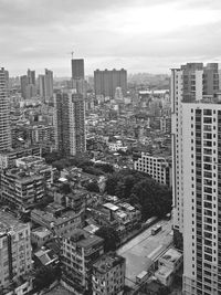 Skyscrapers against sky